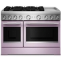 KitchenAid 48-Inch Freestanding Commercial-Style Dual-Fuel Range With Griddle - KFDD948SWF