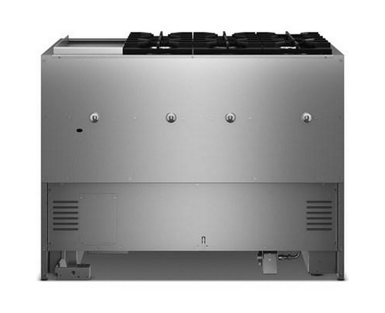 KitchenAid 48-Inch Freestanding Commercial-Style Dual-Fuel Range With Griddle - KFDD948SWF