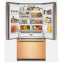 KitchenAid 36-Inch, 21.9 Cu. Ft. Counter-Depth French 3-Door Refrigerator With Ice Maker - KRFC136TPA