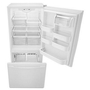 Amana 30-Inch, 18 Cu. Ft. Bottom Mount Freezer Refrigerator - ABB1924BRW