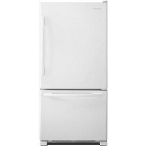 Amana 33In 22 Cu.Ft. Bottom Mount Freezer Refrigerator - ABB2224BRW