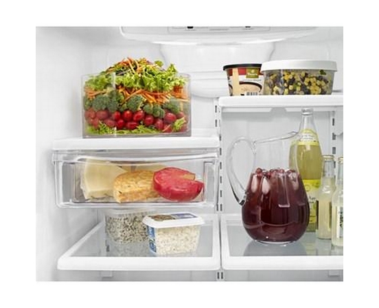 Amana 30-Inch, 18 Cu. Ft. Bottom Mount Freezer Refrigerator - ABB1924BRM