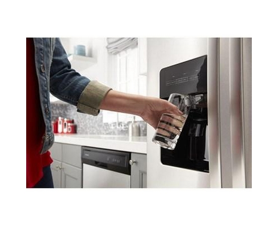 Amana 33In 21 Cu.Ft. Side-By-Side Refrigerator With External Water & Ice Dispenser - ASI2175GRS