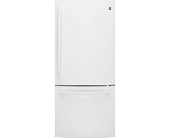 GE 30-Inch, 20.9 Cu. Ft. Bottom Freezer Refrigerator - GDE21DGKWW