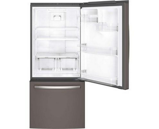 GE 30-Inch, 20.9 Cu. Ft. Bottom Freezer Refrigerator - GDE21DMKES