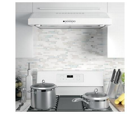 GE 30-Inch Under Cabinet Range Hood With 4 Speeds - JVX5300DJWWC