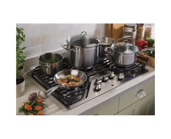 GE 30-Inch Built-In Gas Cooktop - JGP5030SLSS