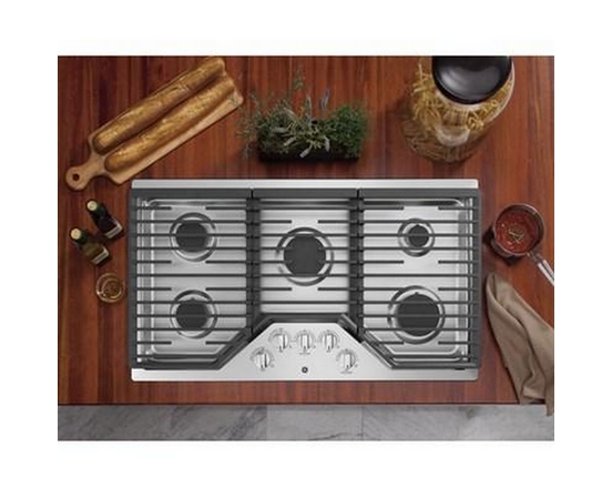 GE 36-Inch Built-In Gas Cooktop - JGP5036SLSS
