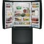 GE 33-Inch, 18.6 Cu. Ft. Counter-Depth French-Door Refrigerator - GWE19JGLBB