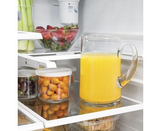 GE 33-Inch, 18.6 Cu. Ft. Counter-Depth French-Door Refrigerator With Ice Maker - GWE19JGLWW
