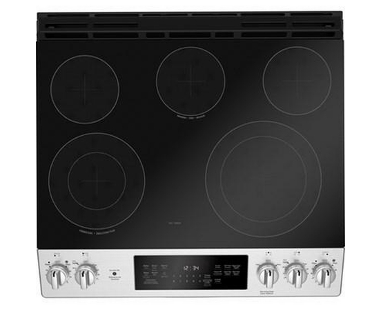 GE 30-Inch Slide-In Electric Range With Self-Cleaning Oven - JCS840SMSS