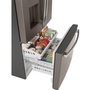 GE 36-Inch, 25.6 Cu. Ft. French 3-Door Refrigerator - GFE26JMMES