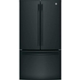 GE 36-Inch, 27 Cu.Ft. Freestanding French 3-Door Refrigerator With Internal Water Dispenser - GNE27JGMBB