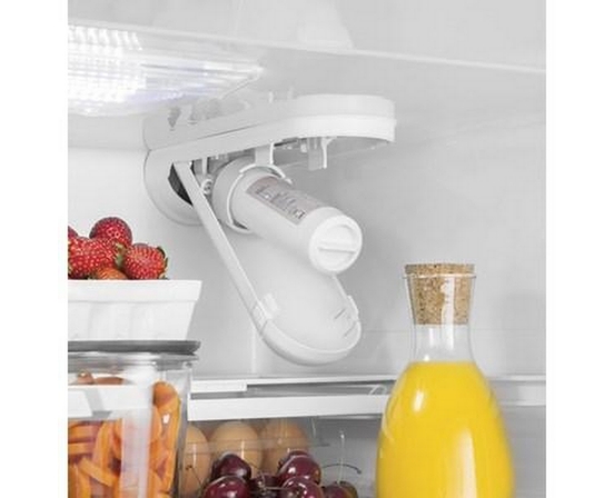 GE 36-Inch, 27 Cu.Ft. Freestanding French 3-Door Refrigerator With Internal Water Dispenser - GNE27JGMBB