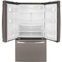 GE 36-Inch, 27 Cu.Ft. Freestanding French 3-Door Refrigerator With Internal Water Dispenser - GNE27JMMES
