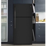 GE 30-Inch 18 Cu. Ft. Top Freezer Refrigerator - GTS18FTLKBB