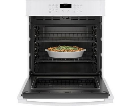 GE 27-Inch, 4.3 Cu. Ft. Built-In Single Wall Oven - JKS3000DNWW