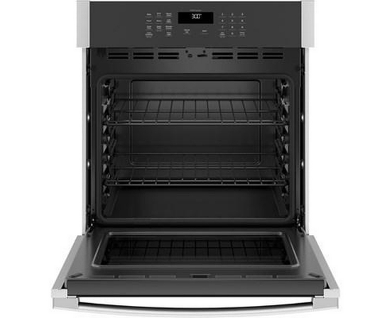 GE 27-Inch, 4.3 Cu. Ft. Built-In Single Wall Oven - JKS3000SNSS