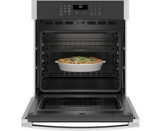 GE 27-Inch, 4.3 Cu. Ft. Built-In Single Wall Oven - JKS3000SNSS
