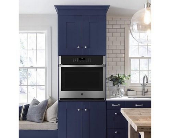 GE 27-Inch, 4.3 Cu. Ft. Built-In Single Wall Oven - JKS3000SNSS