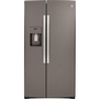 GE 36-Inch, 21.8 Cu.Ft. Counter-Depth Side-By-Side Refrigerator With Water And Ice Dispensing System - GZS22IMNES