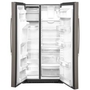 GE 36-Inch, 21.8 Cu.Ft. Counter-Depth Side-By-Side Refrigerator With Water And Ice Dispensing System - GZS22IMNES