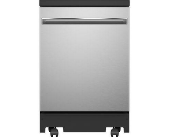 GE Portable Dishwasher With Sanitize Option - GPT225SSLSS