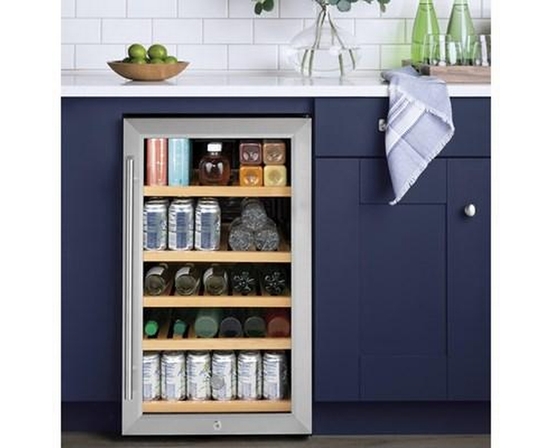 GE 4.1 Cu.Ft. Freestanding Beverage Center - GVS04BQNSS