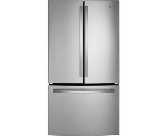 GE 36-Inch French 3-Door Refrigerator With Internal Water Dispenser - GNE27JYMFS