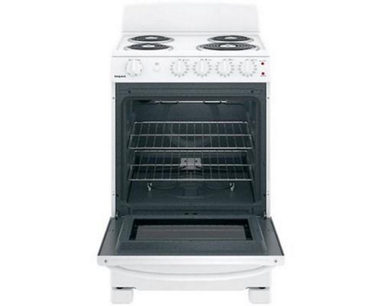 GE 24-Inch Freestanding Electric Range With Sensi-Temp Technology - JCAS300DMWW