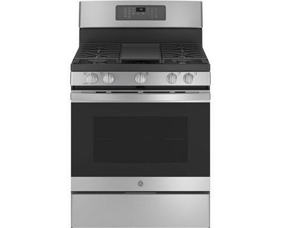 GE 30-Inch Freestanding Gas Range With Convection Technology - JCGB735SPSS