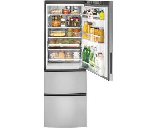 GE 24-Inch, 11.9 Cu. Ft. Counter-Depth Bottom Freezer Refrigerator - GLE12HSPSS
