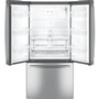 GE 33-Inch, 24.8 Cu. Ft. French 3-Door Refrigerator With Internal Water Dispenser - GNE25JYKFS