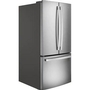 GE 33-Inch, 24.8 Cu. Ft. French 3-Door Refrigerator With Internal Water Dispenser - GNE25JYKFS