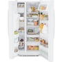 GE 33-Inch, 23 Cu. Ft. Side-By-Side Refrigerator With Water And Ice Dispensing System - GSS23GGPWW