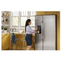 GE 33-Inch, 23 Cu. Ft. Side-By-Side Refrigerator With Water And Ice Dispensing System - GSS23GYPFS