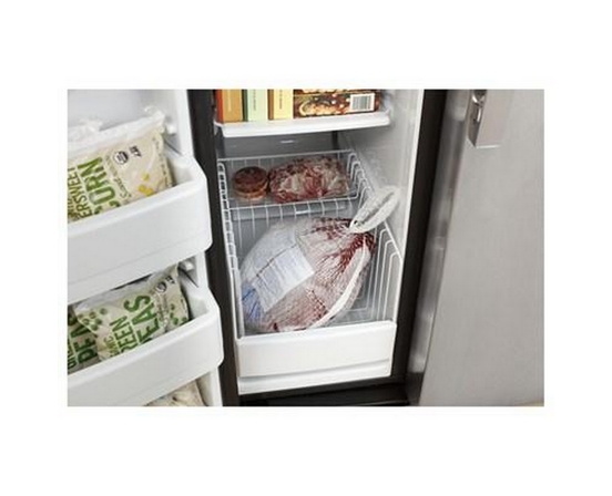 GE 33-Inch, 23 Cu. Ft. Side-By-Side Refrigerator With Water And Ice Dispensing System - GSS23GYPFS