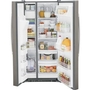 GE 33-Inch, 23 Cu. Ft. Side-By-Side Refrigerator With Water And Ice Dispensing System - GSS23GMPES