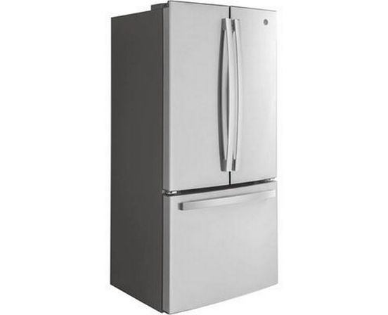 GE 33-Inch, 18.6 Cu. Ft. Counter-Depth French-Door Refrigerator - GWE19JYLFS