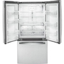 GE 33-Inch, 18.6 Cu. Ft. Counter-Depth French-Door Refrigerator - GWE19JYLFS