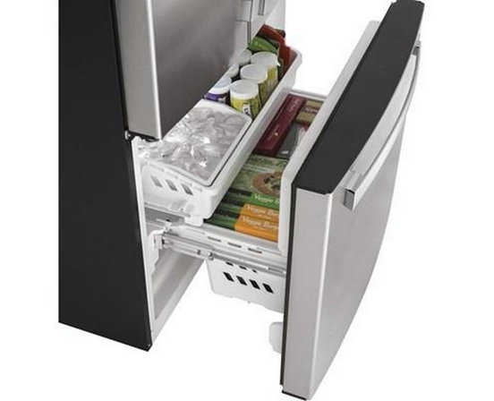 GE 33-Inch, 18.6 Cu. Ft. Counter-Depth French-Door Refrigerator - GWE19JYLFS
