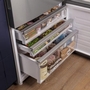 GE 32-Inch, 17.7 Cu.Ft. Counter-Depth Bottom Freezer Refrigerator With Led Lighting - GBE17HYRFS
