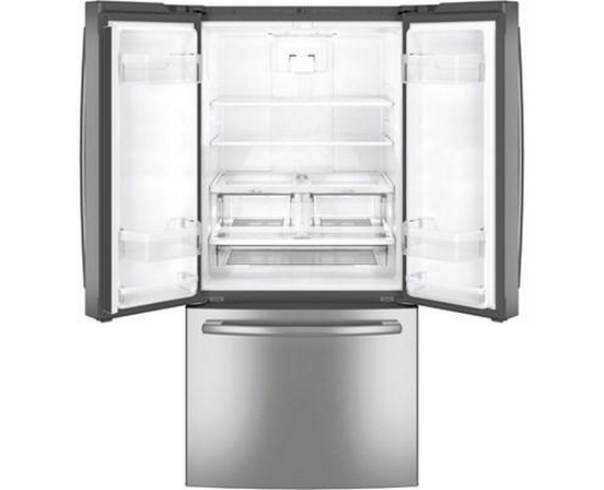GE 33-Inch, 24.8 Cu. Ft. French 3-Door Refrigerator - GNE25DYRKFS