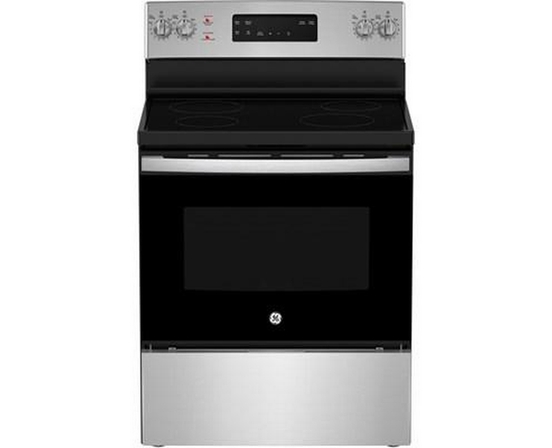 GE 30-Inch Freestanding Electric Range With Self-Clean - JCB630SVSS