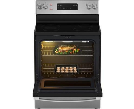 GE 30-Inch Freestanding Electric Range With Self-Clean - JCB630SVSS
