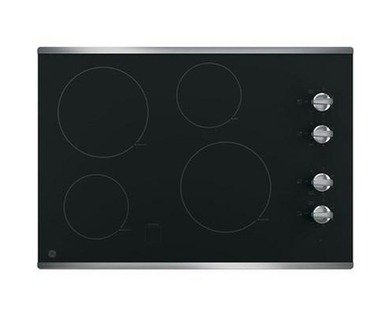 GE 30-Inch Built-In Electric Cooktop - JP3030SWSS