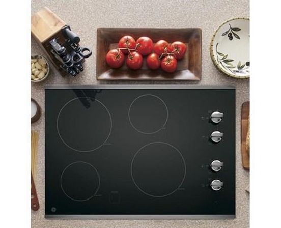 GE 30-Inch Built-In Electric Cooktop - JP3030SWSS